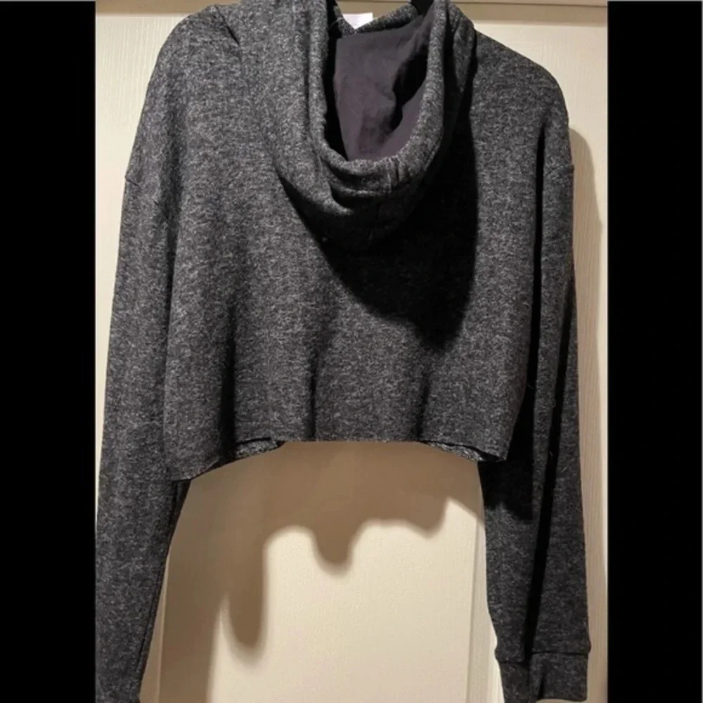 TOPSHOP – Brushed Crop Hoodie, Size US 10, NWT - Picture 6 of 12